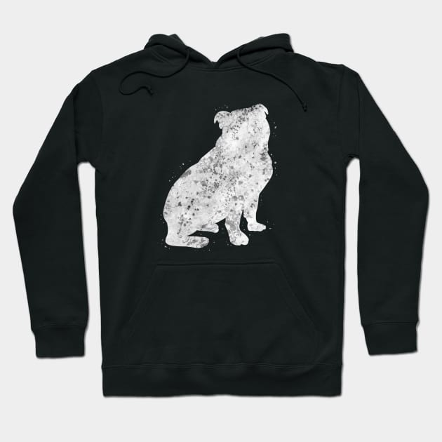 English Bulldog Puppy dog Hoodie by Yahya Art